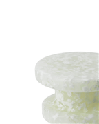 ของตกแต่งตั้งโต๊ะรูปเก้าอี้สตูล Normann Copenhagen Bit Stool Miniature สีขาว ผลิตจากพลาสติกรีไซเคิล