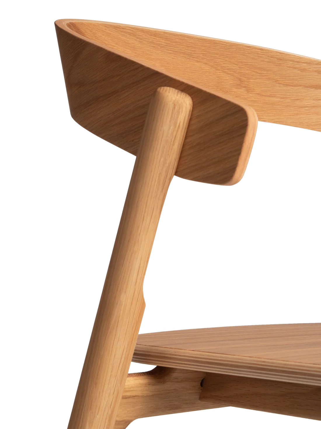 Made by Choice NUDE Dining Chair เก้าอี้ oak และ birch plywood แบบ stackable ออกแบบโดย Harri Koskinen