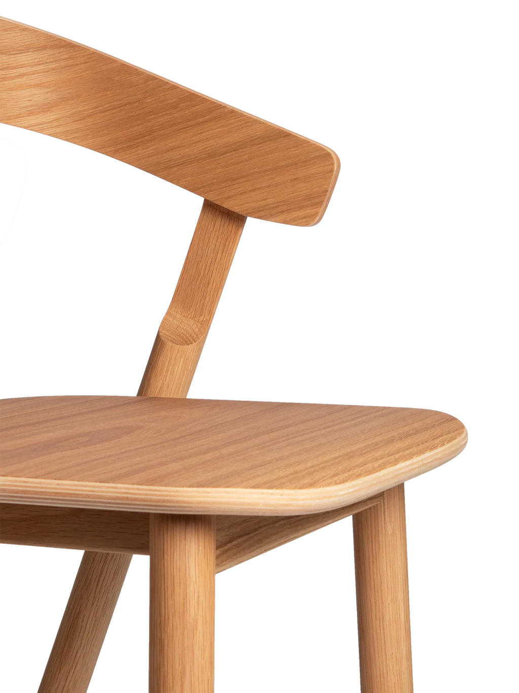 Made by Choice NUDE Dining Chair เก้าอี้ oak และ birch plywood แบบ stackable ออกแบบโดย Harri Koskinen