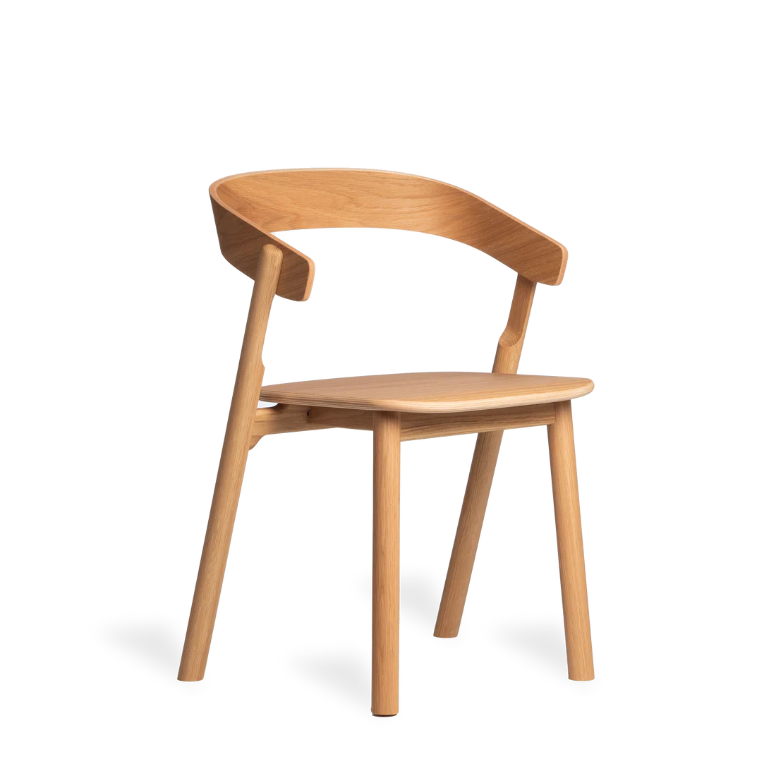 Made by Choice NUDE Dining Chair เก้าอี้ oak และ birch plywood แบบ stackable ออกแบบโดย Harri Koskinen