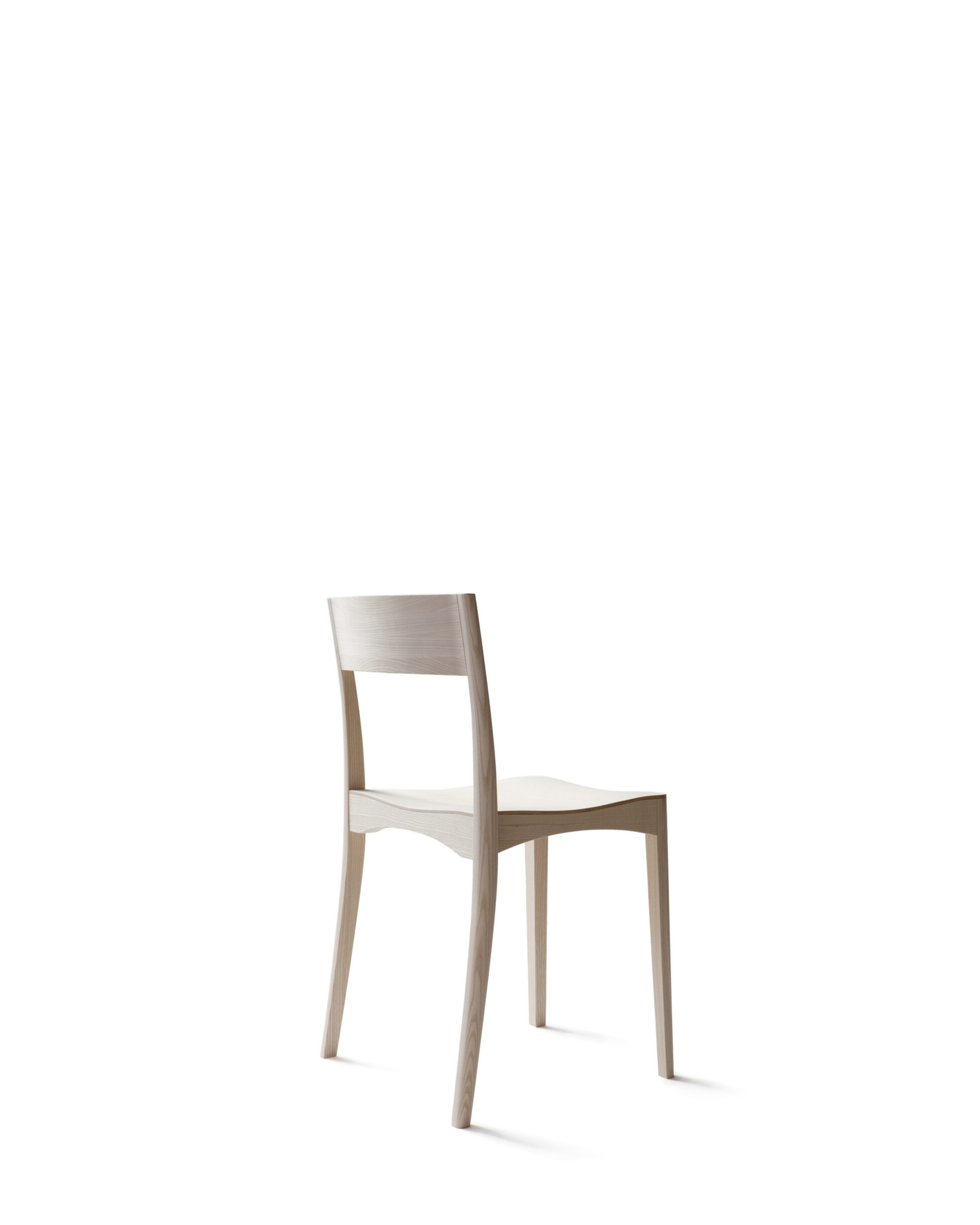 Nikari October Light Dining Chair เก้าอี้ ash น้ำหนักเบา มีให้เลือกที่นั่งไม้หรือ upholstered seat ออกแบบโดย Samuli Naamanka