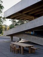 Vaarnii 013 Osa Outdoor Dining Table โต๊ะไม้ pine สำหรับใช้งานกลางแจ้ง