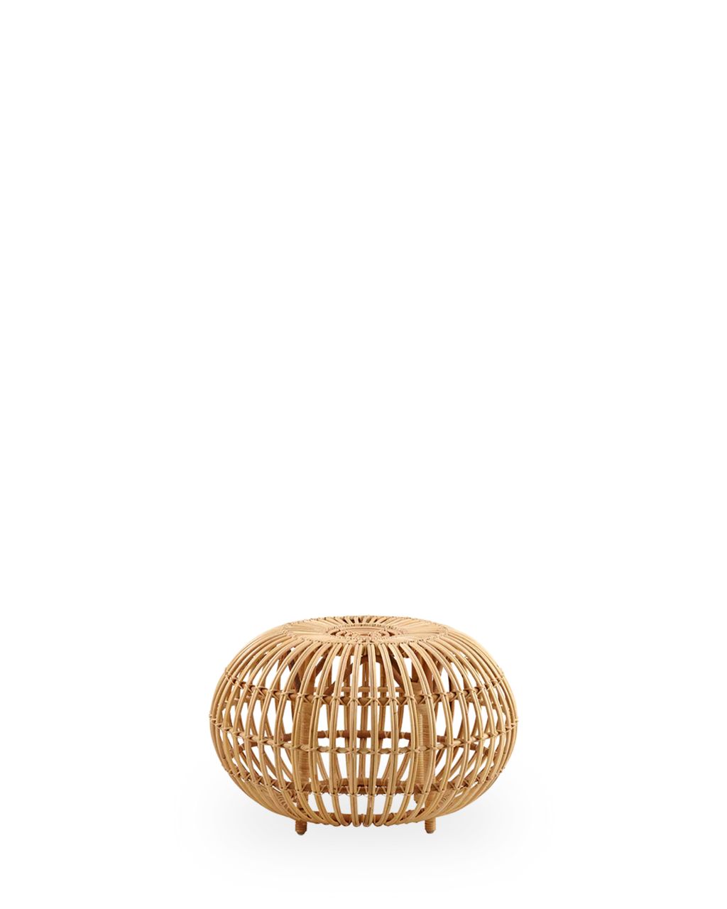 Sika Design Ottoman Small สตูลหวายทรงกลม