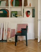 Vaarnii 016 Maasto Dining Armchair Black เก้าอี้ไม้ pine สีดำ มีที่วางแขน