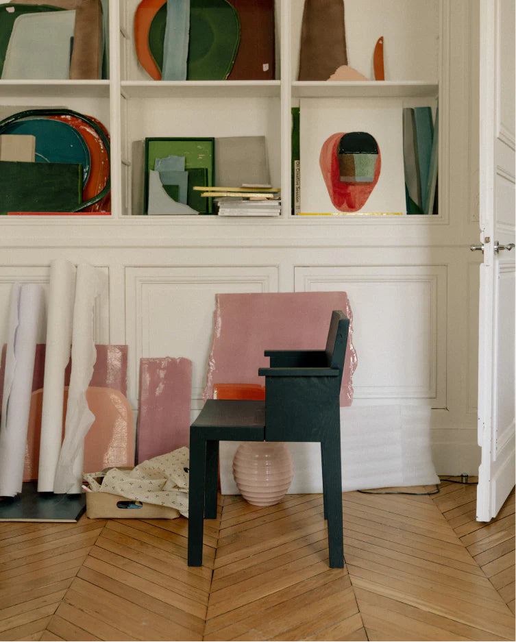 Vaarnii 016 Maasto Dining Armchair Black เก้าอี้ไม้ pine สีดำ มีที่วางแขน