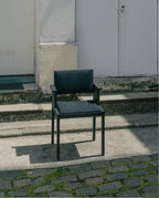 Vaarnii 016 Maasto Dining Armchair Upholstered Black เก้าอี้ไม้ pine สีดำ มีที่วางแขนและเบาะ
