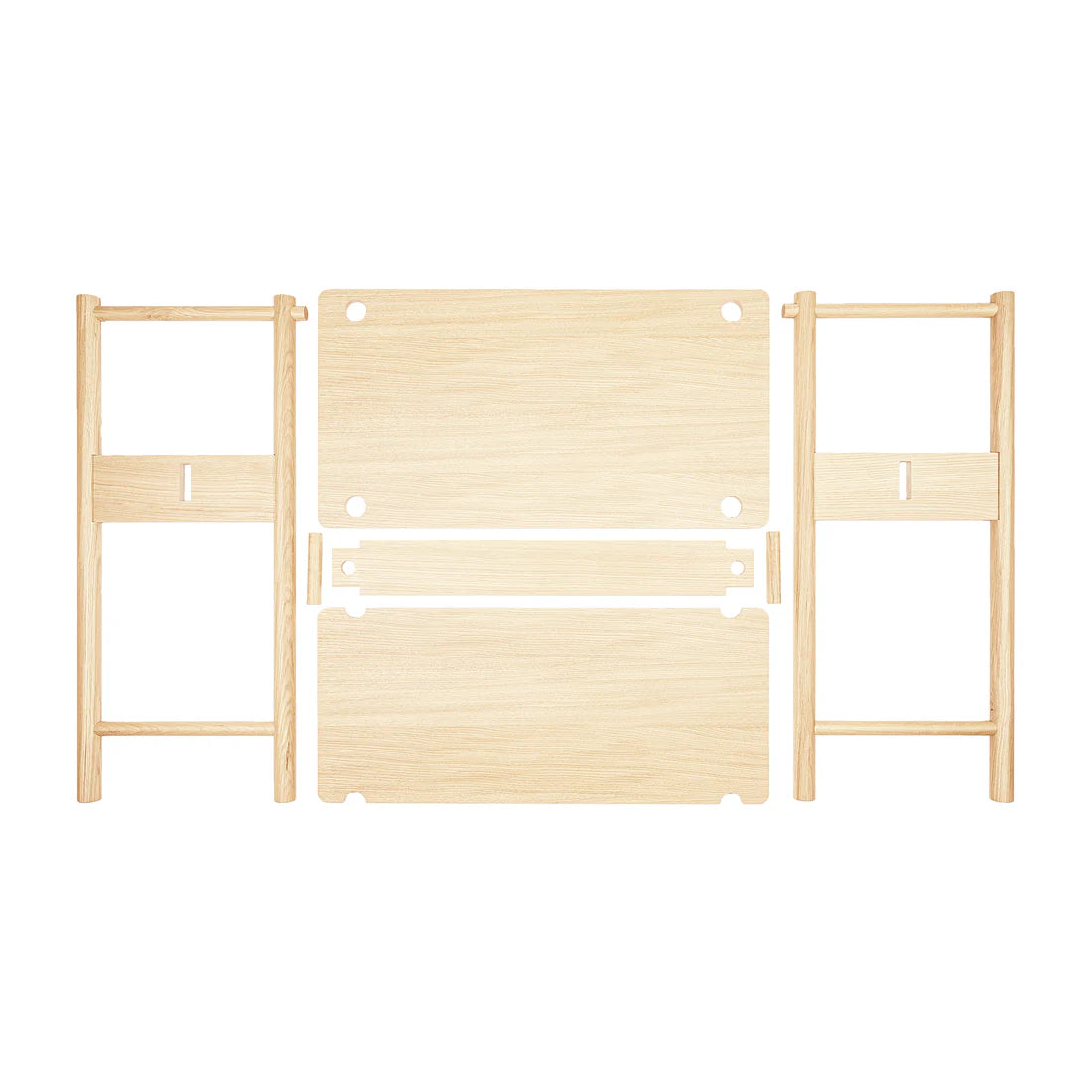 Made by Choice FEM Desk โต๊ะทำงานไม้ ash แบบ multifunctional สำหรับ sitting และ standing use ออกแบบโดย Fyra