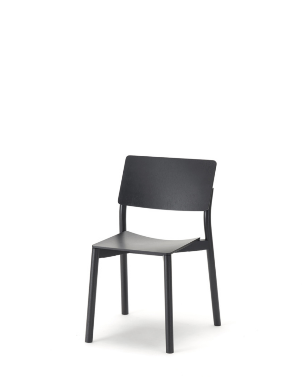 Karimoku New Standard Panorama Chair เก้าอี้ไม้โอ๊คที่นั่งไม้อัดดัดโค้ง ออกแบบโดย Geckeler Michels