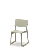 Karimoku New Standard Panorama Chair with Runners เก้าอี้ไม้โอ๊คที่นั่งไม้อัดดัดโค้ง ออกแบบโดย Geckeler Michels