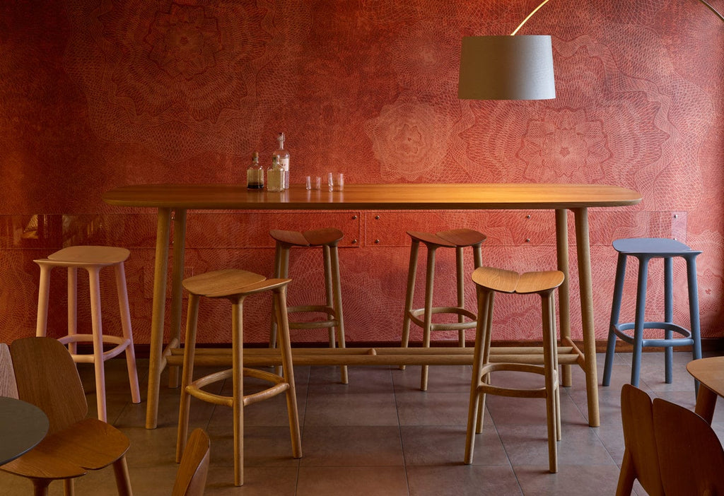 Mattiazzi MC3 OSSO Counter / Bar Stool สตูลไม้ ash หรือ oak ออกแบบโดย Ronan & Erwan Bouroullec