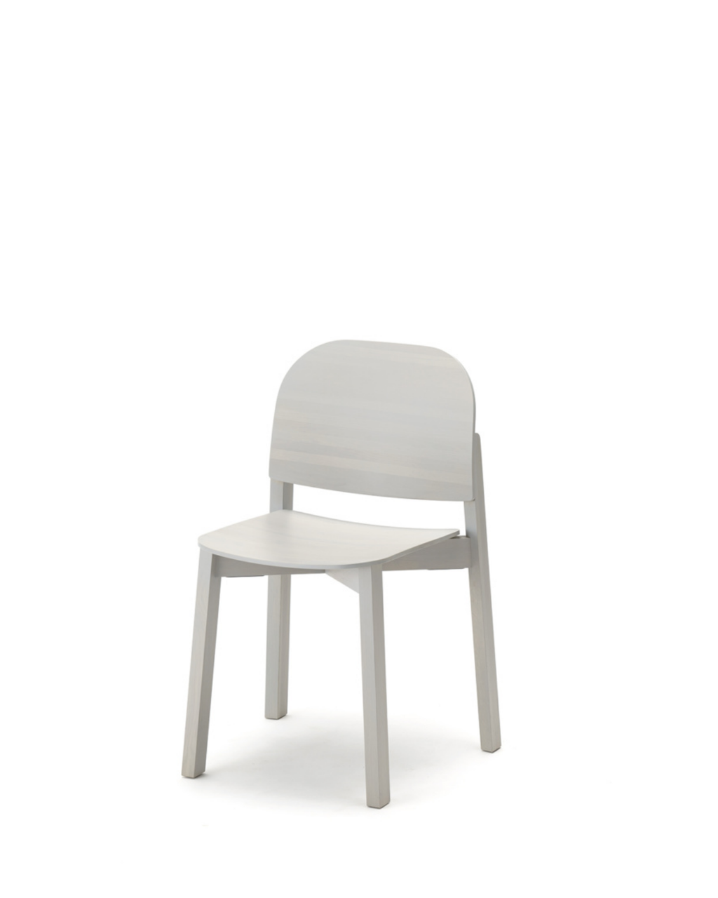 Karimoku New Standard Polar Chair เก้าอี้ไม้โอ๊คที่นั่งไม้อัดดัดโค้ง ออกแบบโดย Moritz Schlatter