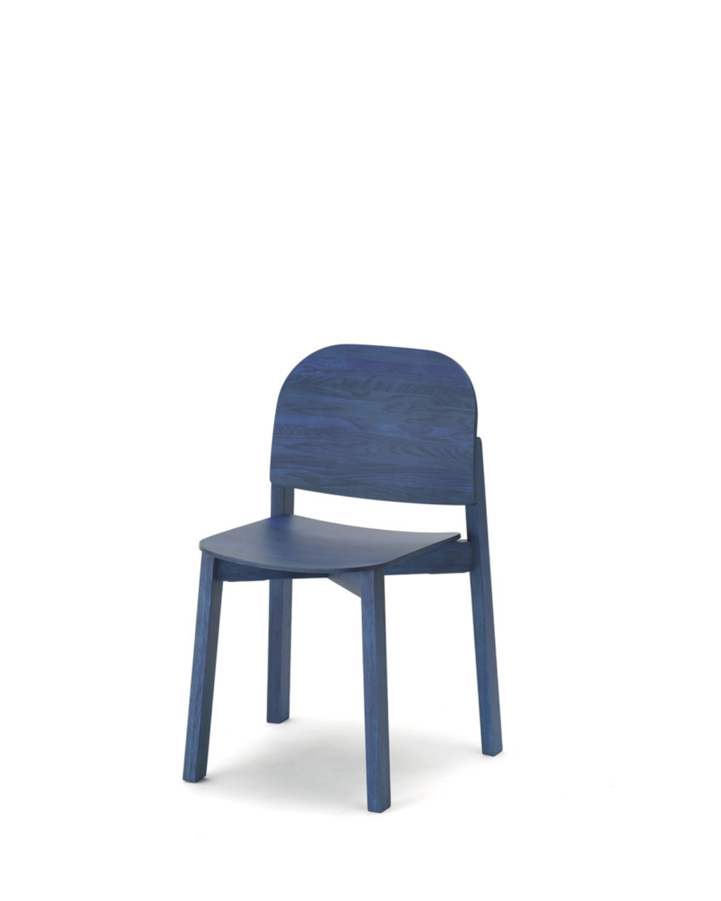 Karimoku New Standard Polar Chair เก้าอี้ไม้โอ๊คที่นั่งไม้อัดดัดโค้ง ออกแบบโดย Moritz Schlatter
