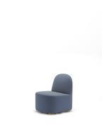 Karimoku New Standard Polar Lounge Chair S เก้าอี้เลานจ์เบาะบุผ้าฐานไม้โอ๊ค ออกแบบโดย Moritz Schlatter