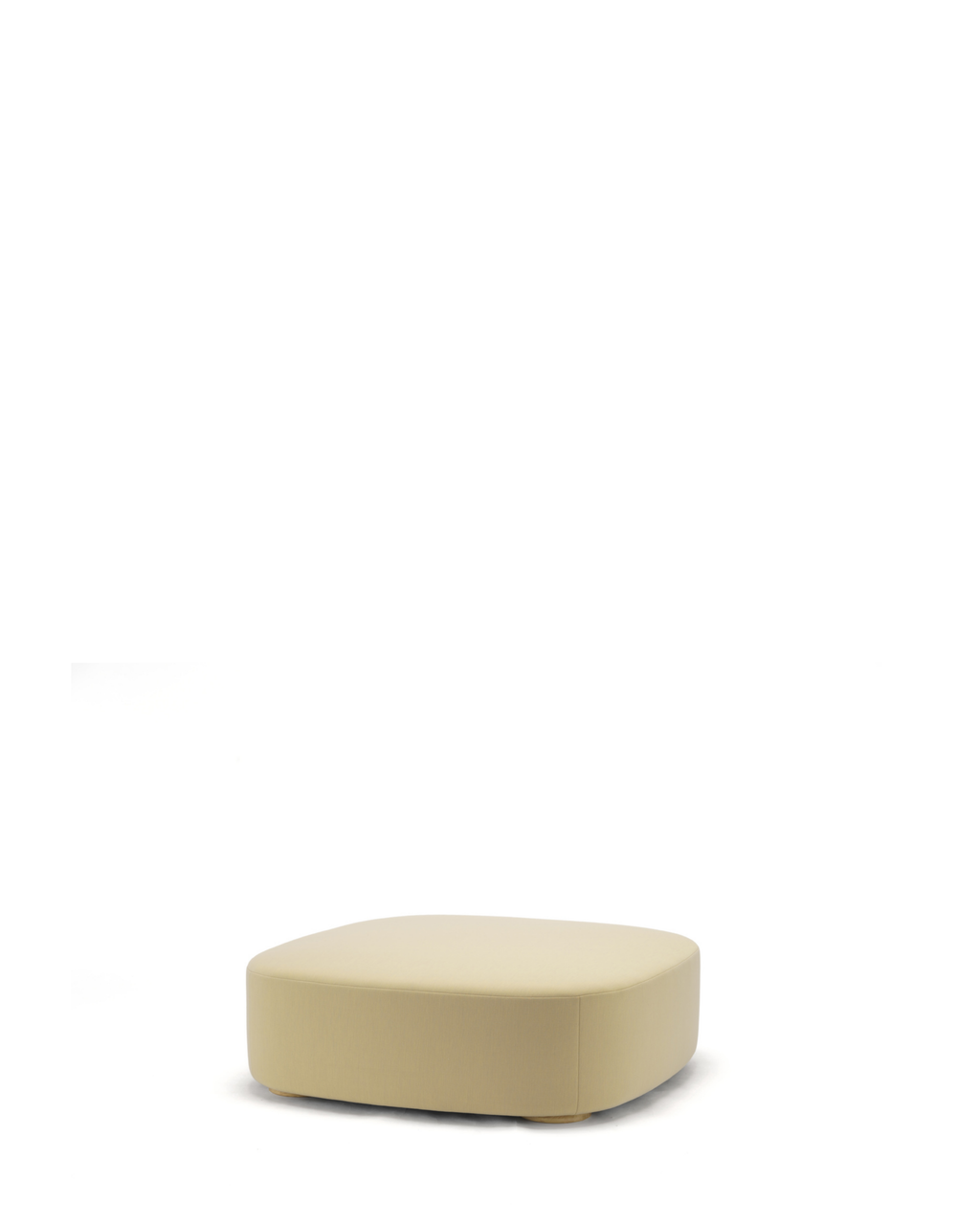 Karimoku New Standard Polar Lounge Island ที่นั่งเบาะบุผ้าฐานไม้โอ๊คทรงกลม ออกแบบโดย Moritz Schlatter