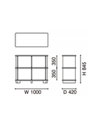 Karimoku New Standard Prop Sideboard 100 ตู้ไซด์บอร์ดไม้โอ๊คดีไซน์มินิมอล ออกแบบโดย BIG-GAME
