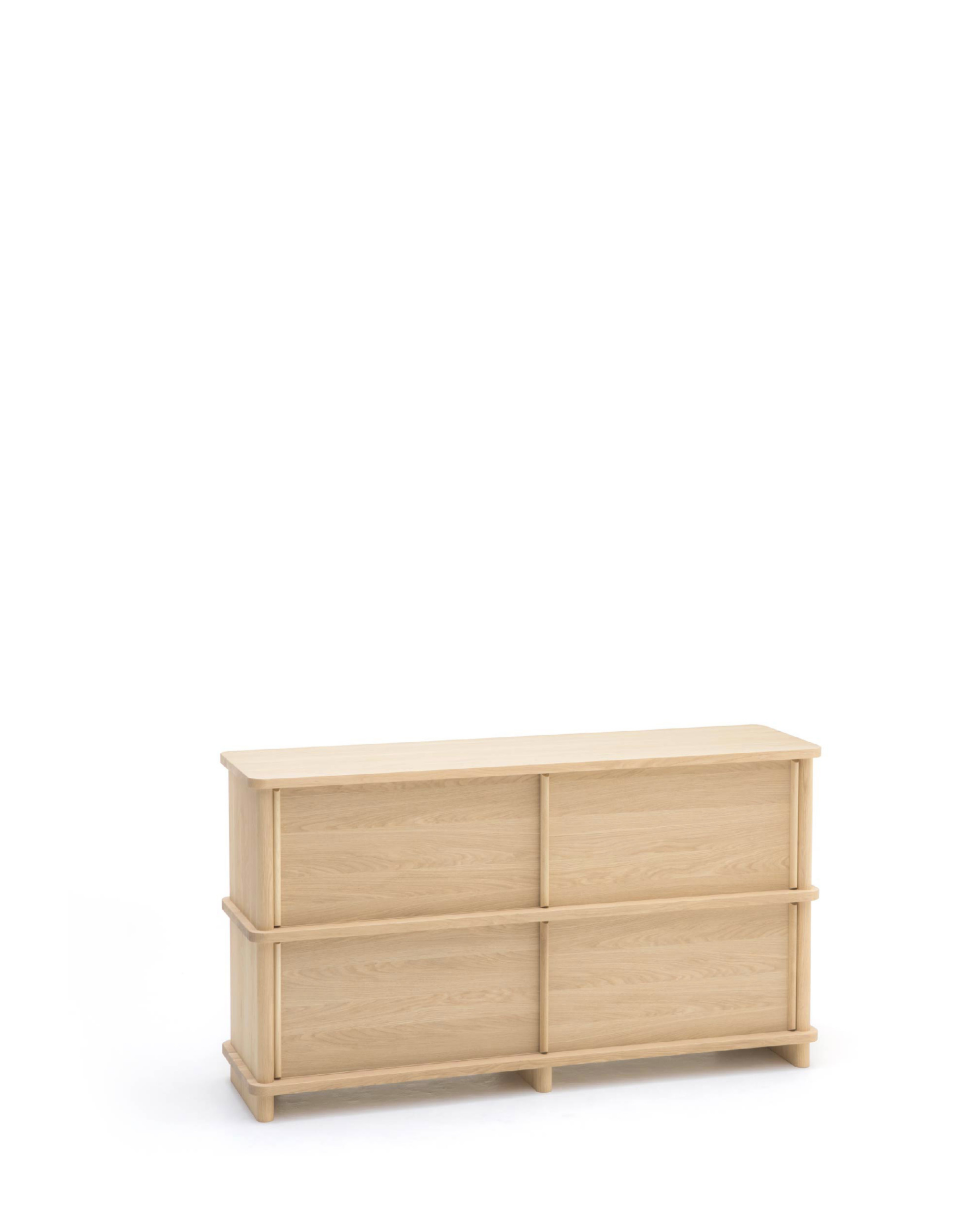 Karimoku New Standard Prop Sideboard 150 ตู้เก็บของไม้โอ๊คดีไซน์มินิมอล ออกแบบโดย BIG-GAME