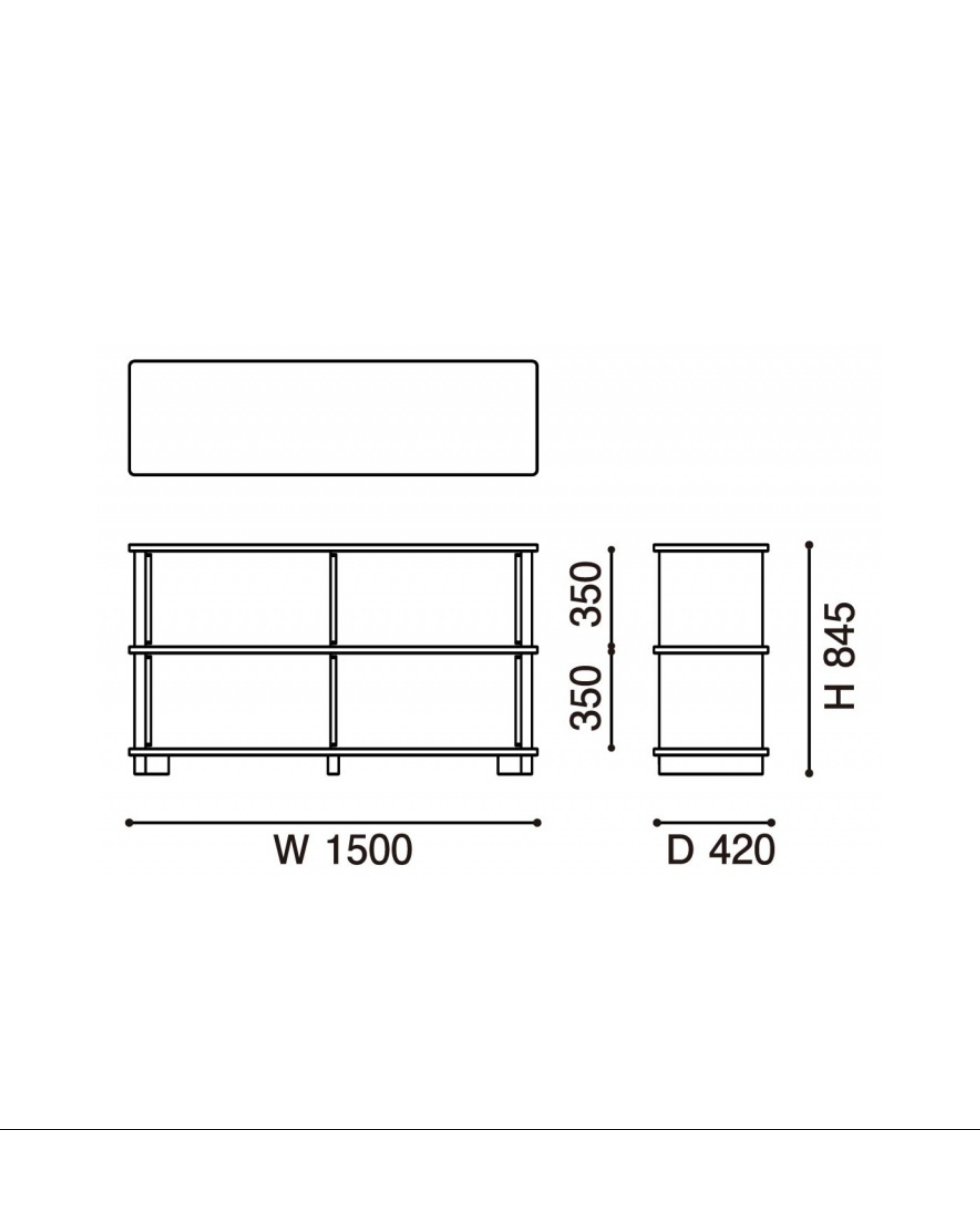 Karimoku New Standard Prop Sideboard 150 ตู้เก็บของไม้โอ๊คดีไซน์มินิมอล ออกแบบโดย BIG-GAME