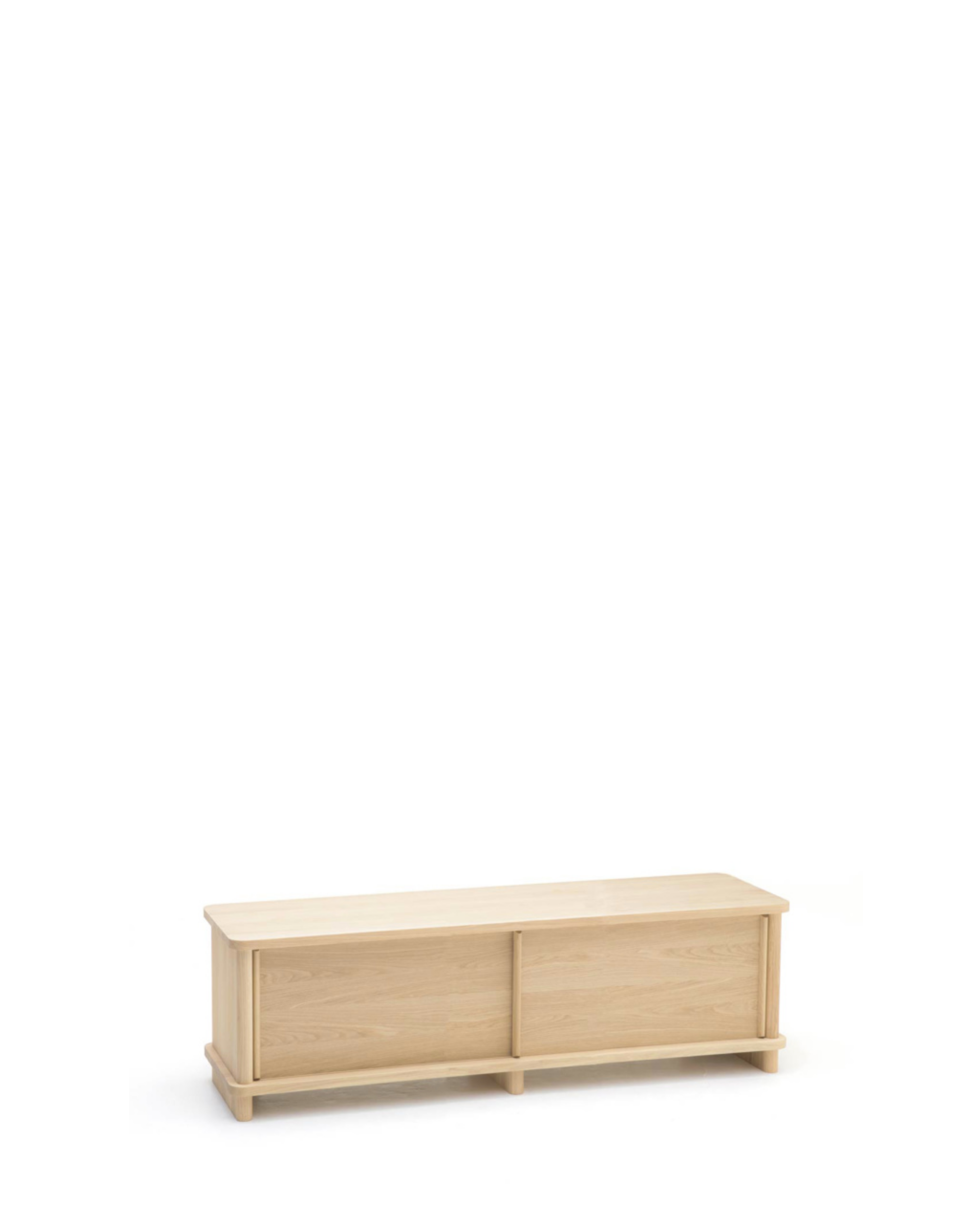 Karimoku New Standard Prop TV-board 150 ตู้วางทีวีไม้โอ๊คดีไซน์มินิมอล ออกแบบโดย BIG-GAME