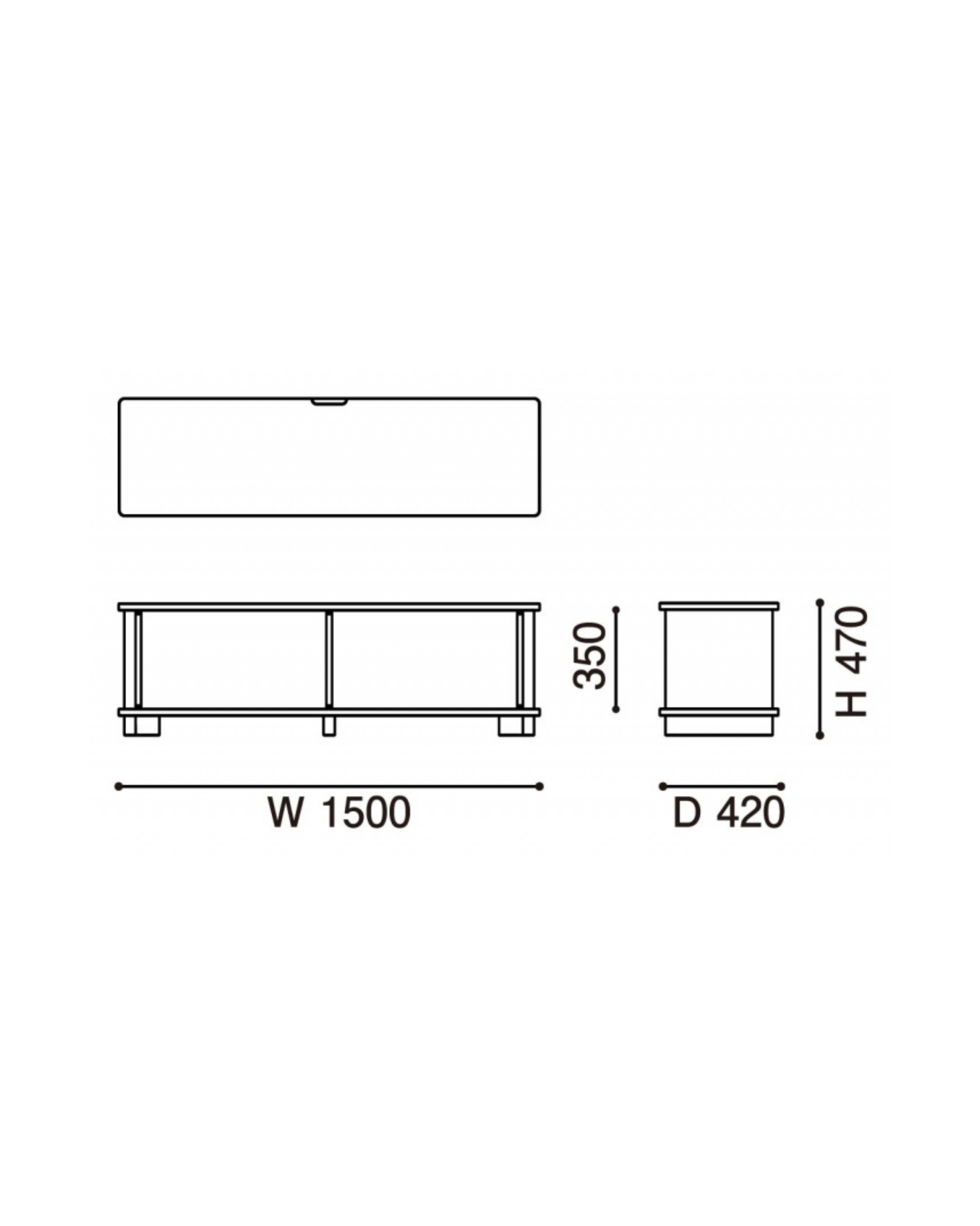 Karimoku New Standard Prop TV-board 150 ตู้วางทีวีไม้โอ๊คดีไซน์มินิมอล ออกแบบโดย BIG-GAME