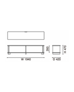 Karimoku New Standard Prop TV-board 200 ตู้วางทีวีไม้โอ๊คดีไซน์มินิมอล ออกแบบโดย BIG-GAME
