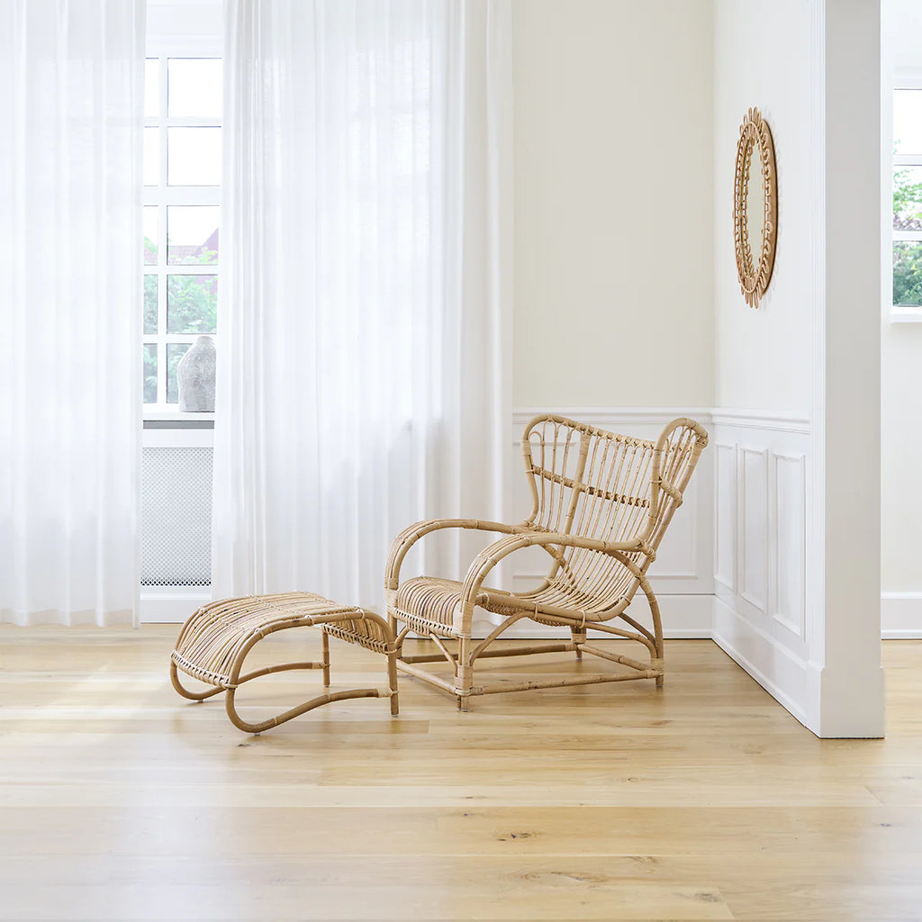 Sika Design Teddy Lounge Chair เก้าอี้พักผ่อนหวาย พร้อมเบาะ