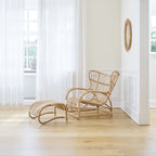 Sika Design Teddy Footstool สตูลวางขาหวาย