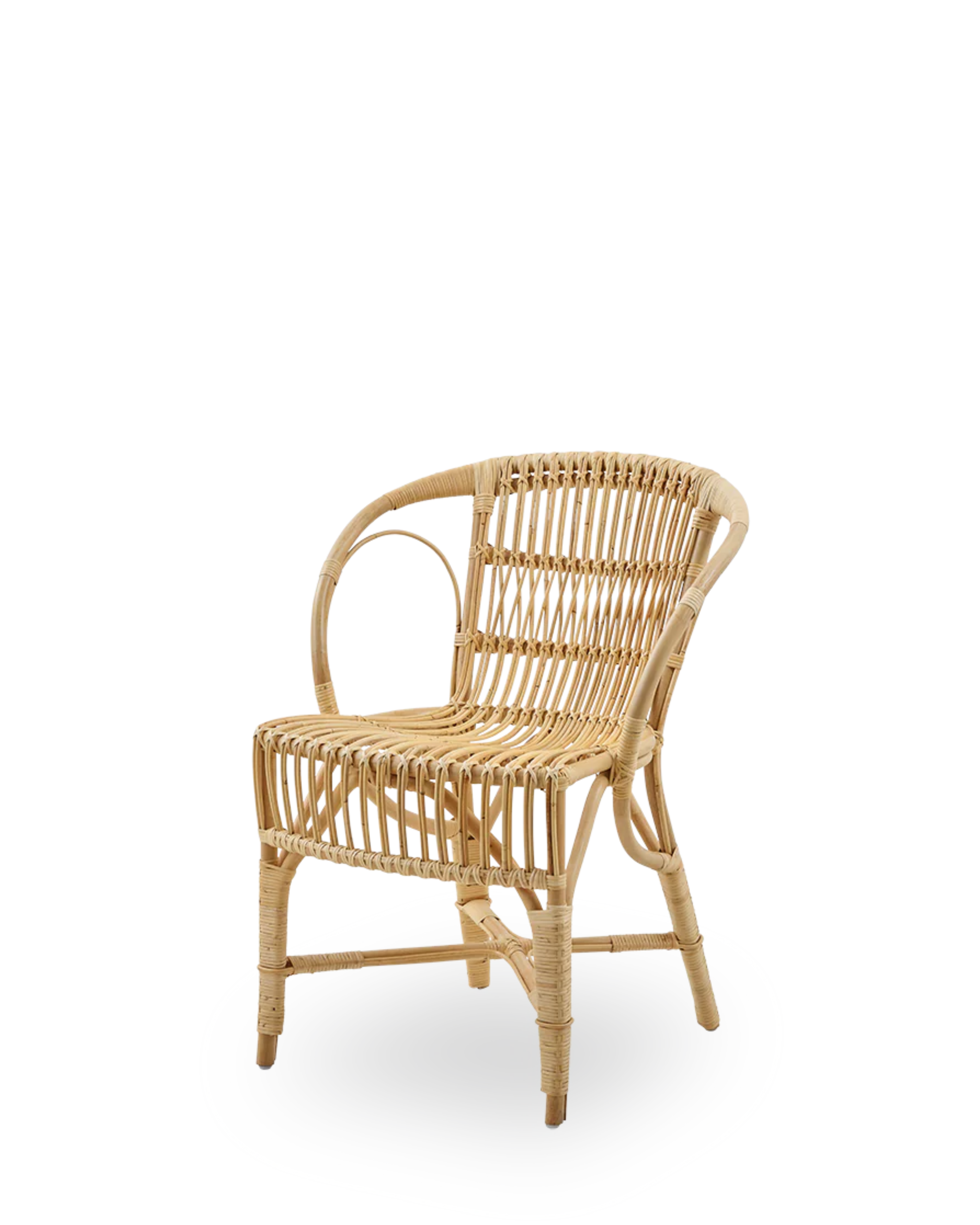 Sika Design Robert Dining Chair เก้าอี้กินข้าวหวาย โครงสร้าง rattan ขนาด 46×43×2 ซม.