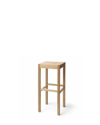 Nikari Seminar KVBJ1 Bar Stool สตูลสูง birch, ash หรือ oak มีให้เลือกสองระดับความสูง ออกแบบโดย Kari Virtanen