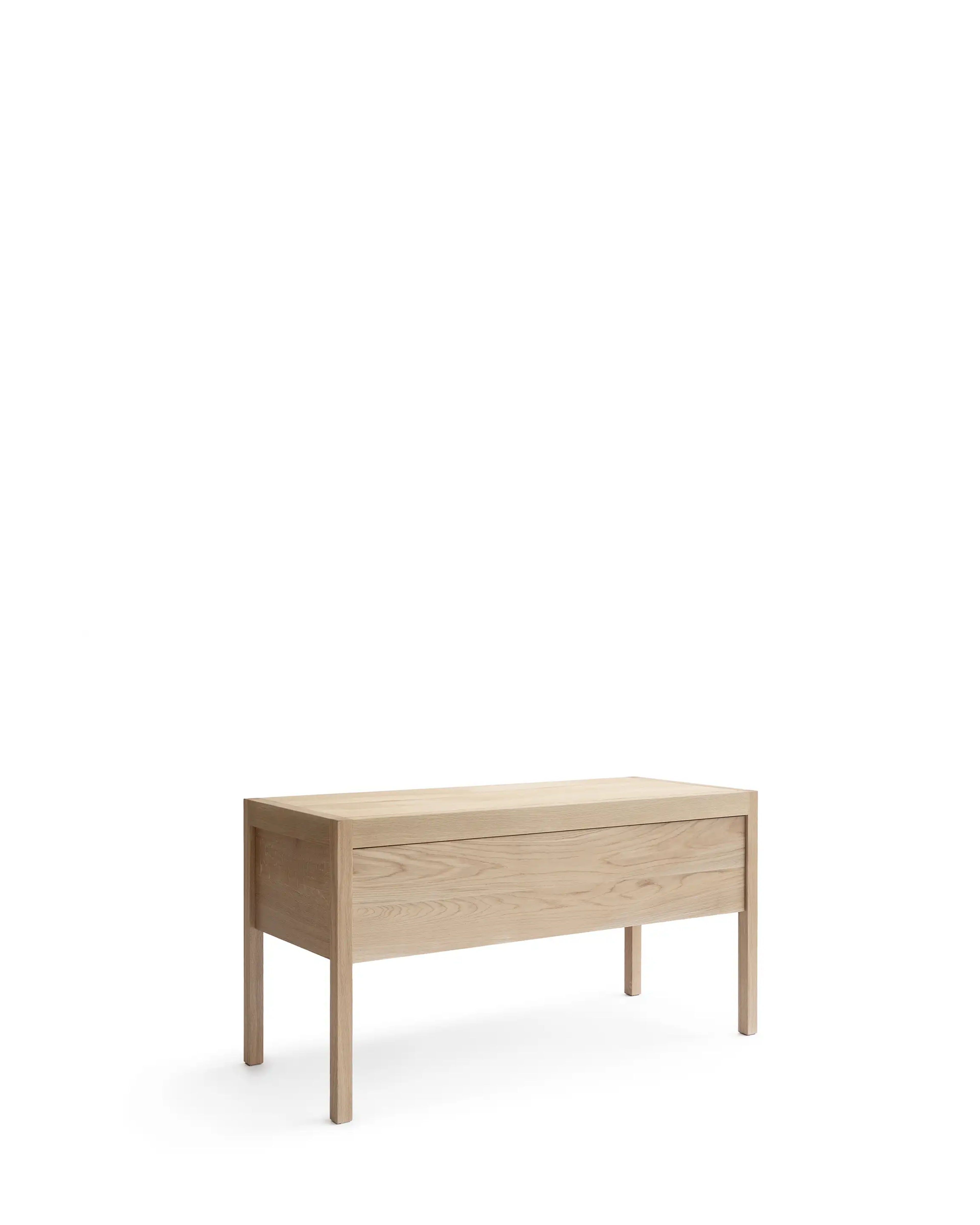 Nikari Seminar Desk Table โต๊ะ birch, ash หรือ oak พร้อมแผงไม้ด้านหน้า ออกแบบโดย Kari Virtanen