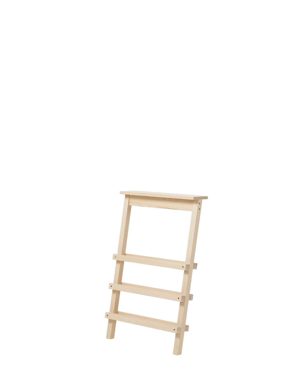 Ishinomaki Laboratory Shoes Shelf ชั้นวางรองเท้าไม้แบบพิงผนัง โครงสร้างไม้เรียบ ออกแบบโดย DRILL DESIGN