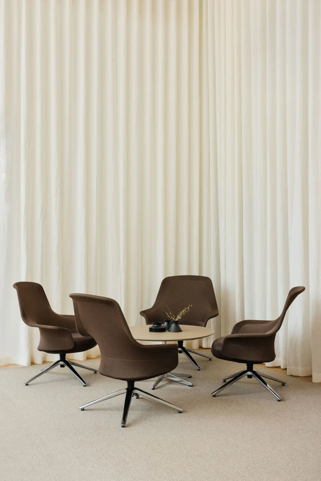 Mandy Easy Chair with 4-Star Base