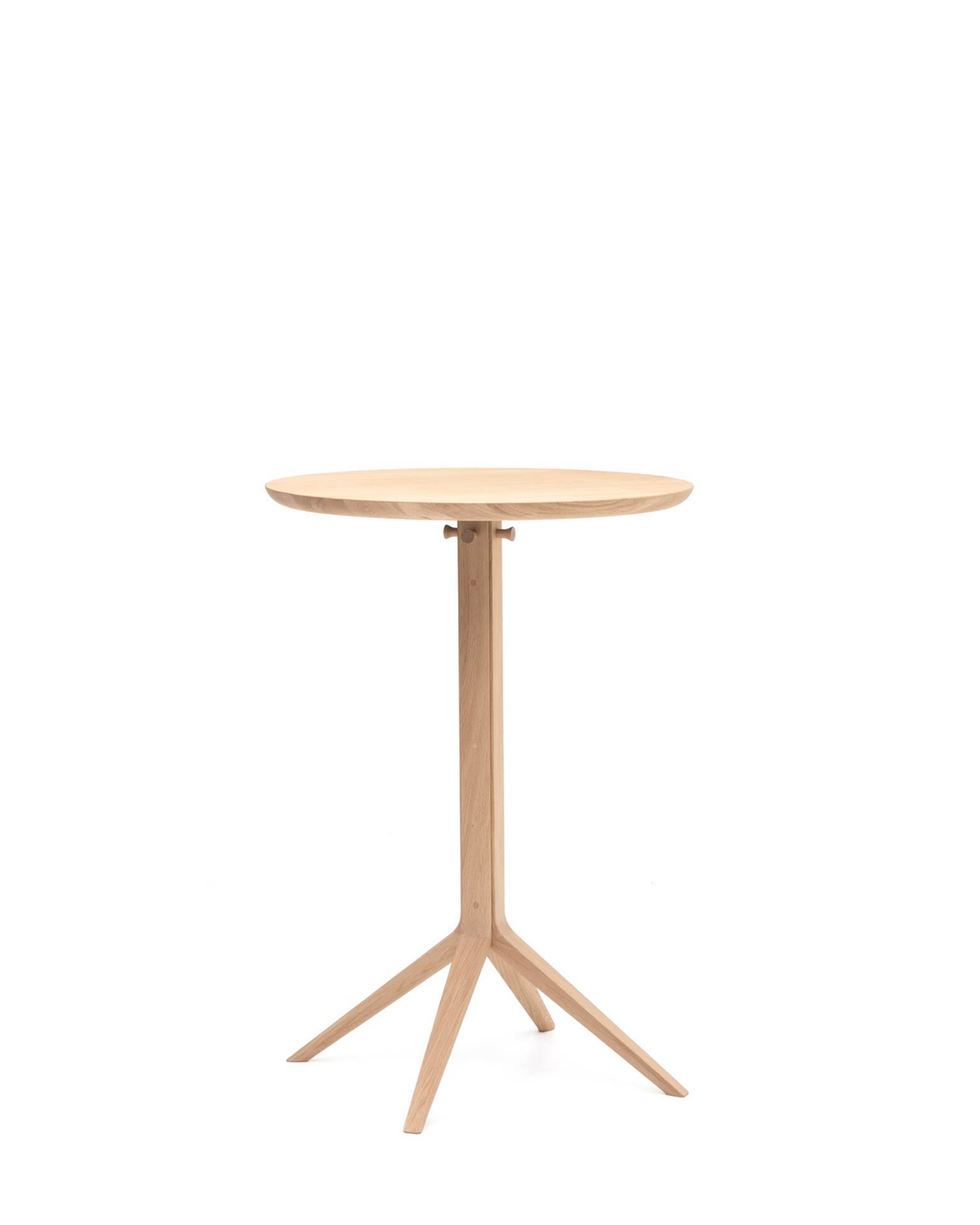 Karimoku New Standard Scout Bistro Bar Table โต๊ะบาร์ไม้โอ๊คขากลางดีไซน์มินิมอล ออกแบบโดย Christian Haas