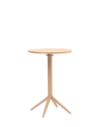 Karimoku New Standard Scout Bistro Bar Table โต๊ะบาร์ไม้โอ๊คขากลางดีไซน์มินิมอล ออกแบบโดย Christian Haas