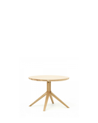 Karimoku New Standard Scout Bistro Low Table โต๊ะไม้โอ๊คขากลางดีไซน์มินิมอล ออกแบบโดย Christian Haas