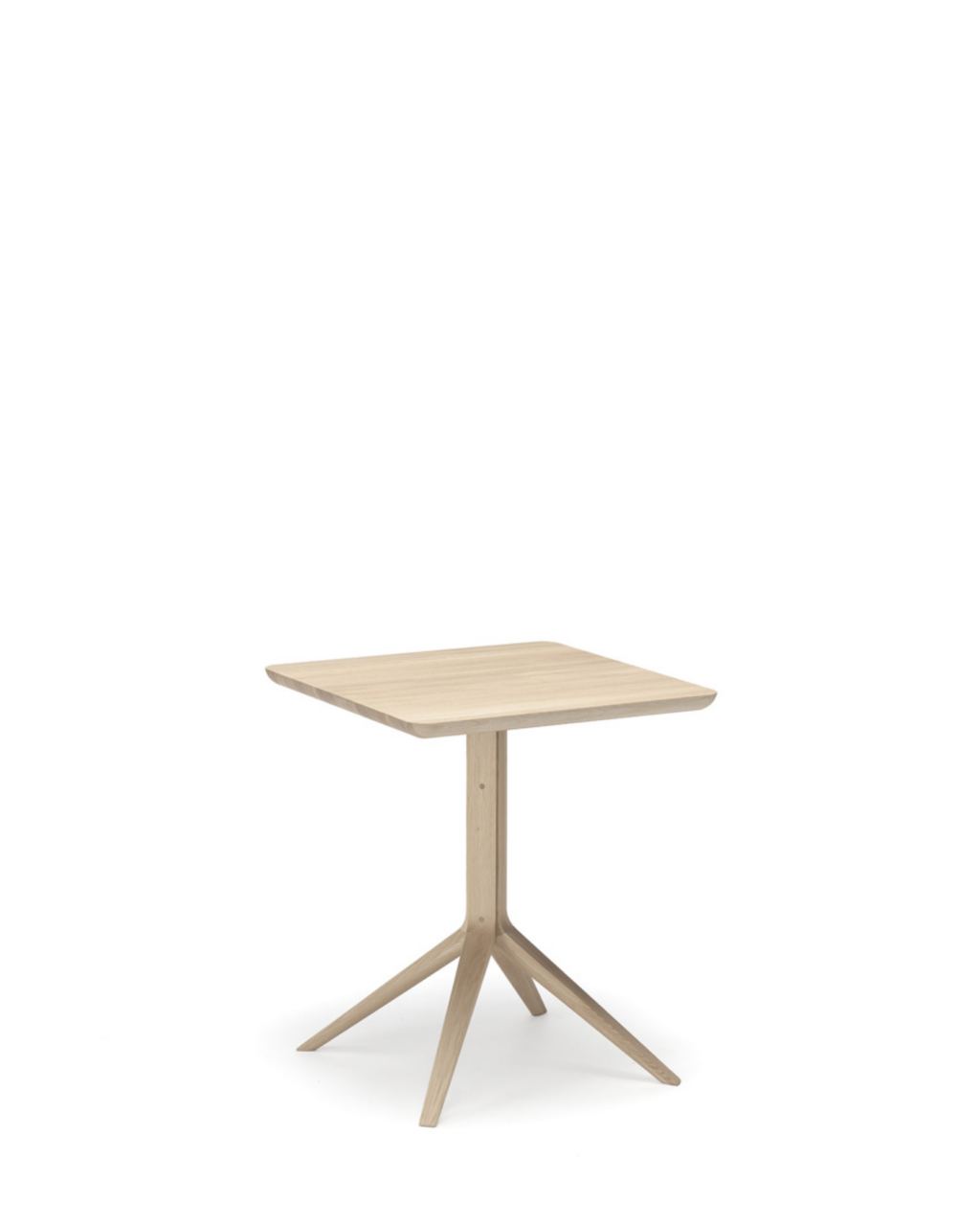 Karimoku New Standard Scout Bistro Table Square โต๊ะไม้โอ๊คขากลางหน้าโต๊ะสี่เหลี่ยมดีไซน์มินิมอล ออกแบบโดย Christian Haas