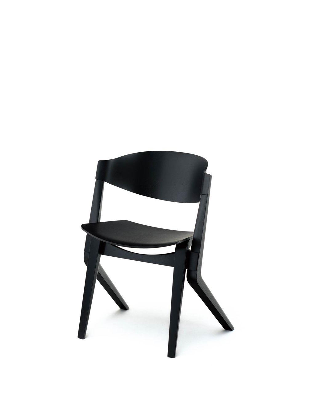 Karimoku New Standard Scout Chair เก้าอี้ไม้โอ๊คพนักพิงโค้งดีไซน์มินิมอล ออกแบบโดย Christian Haas