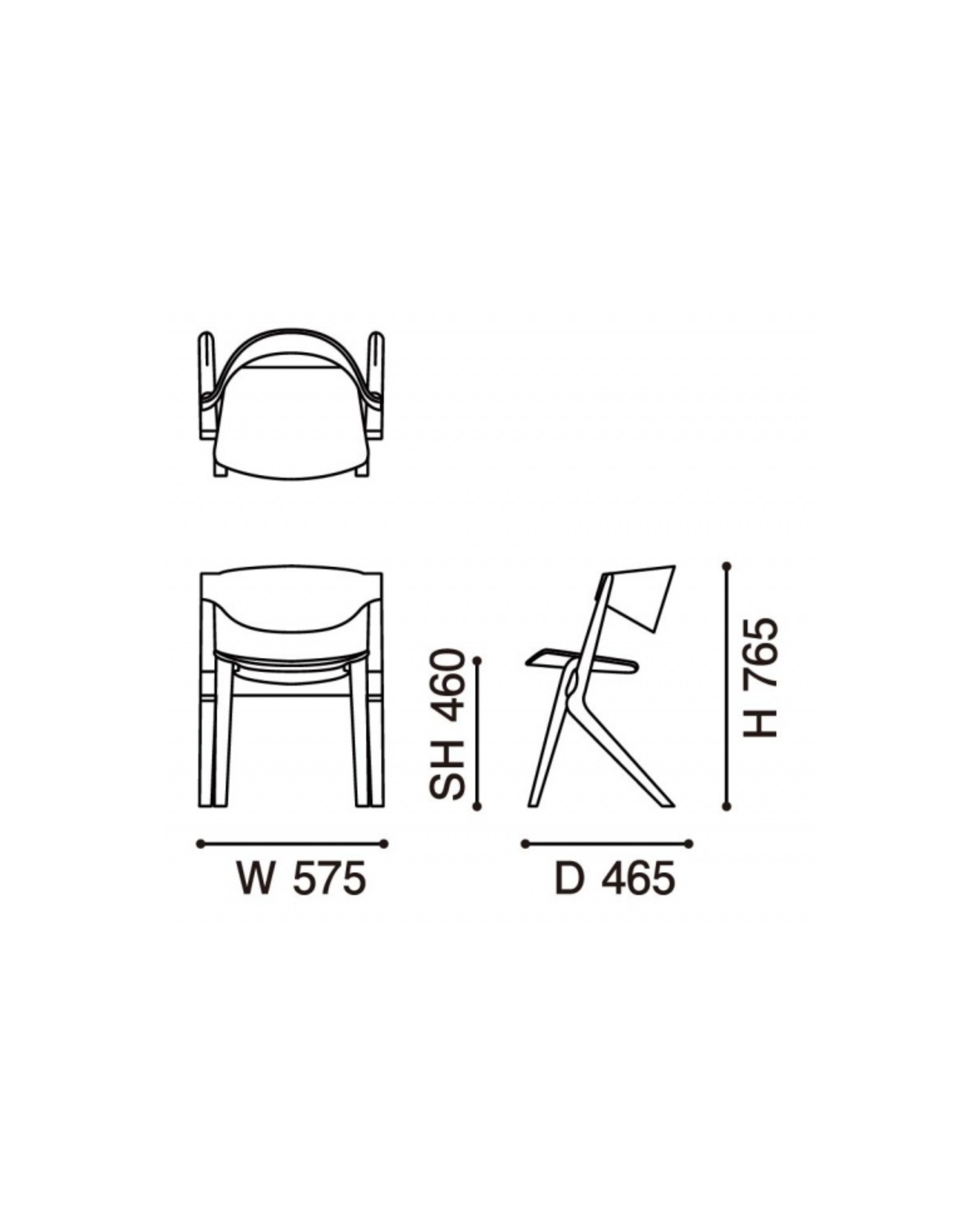 Karimoku New Standard Scout Chair เก้าอี้ไม้โอ๊คพนักพิงโค้งดีไซน์มินิมอล ออกแบบโดย Christian Haas