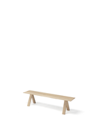 Karimoku New Standard Spectrum Bench 180 ม้านั่งไม้โอ๊คดีไซน์มินิมอลสำหรับโต๊ะ Spectrum ออกแบบโดย Geckeler Michels