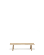 Karimoku New Standard Spectrum Bench 180 ม้านั่งไม้โอ๊คดีไซน์มินิมอลสำหรับโต๊ะ Spectrum ออกแบบโดย Geckeler Michels