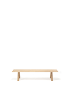 Karimoku New Standard Spectrum Bench 220 ม้านั่งไม้โอ๊คดีไซน์มินิมอลสำหรับโต๊ะ Spectrum ออกแบบโดย Geckeler Michels