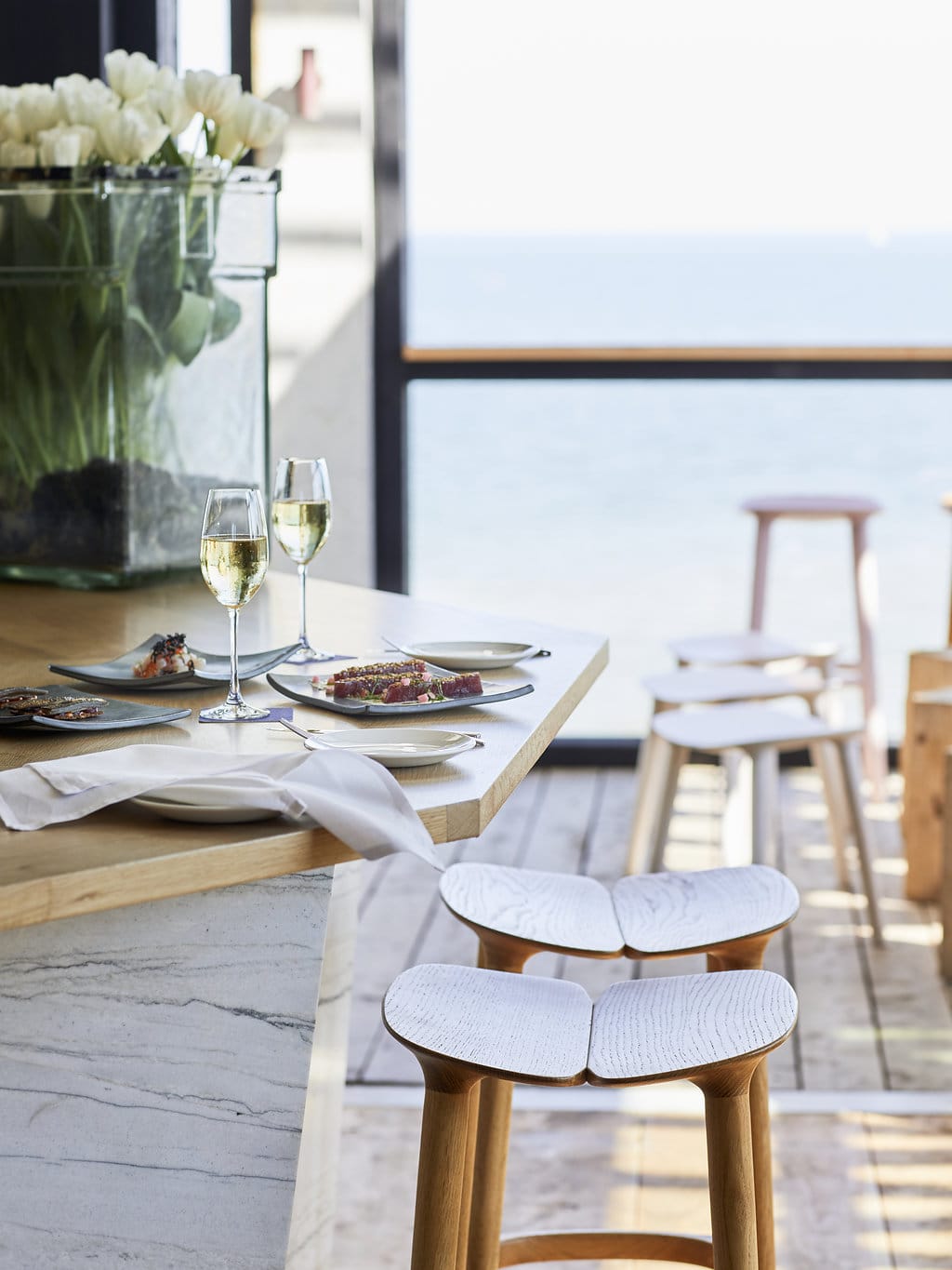 Mattiazzi MC3 OSSO Counter / Bar Stool สตูลไม้ ash หรือ oak ออกแบบโดย Ronan & Erwan Bouroullec