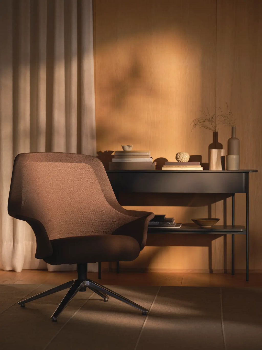 Mandy Easy Chair with 4-Star Base