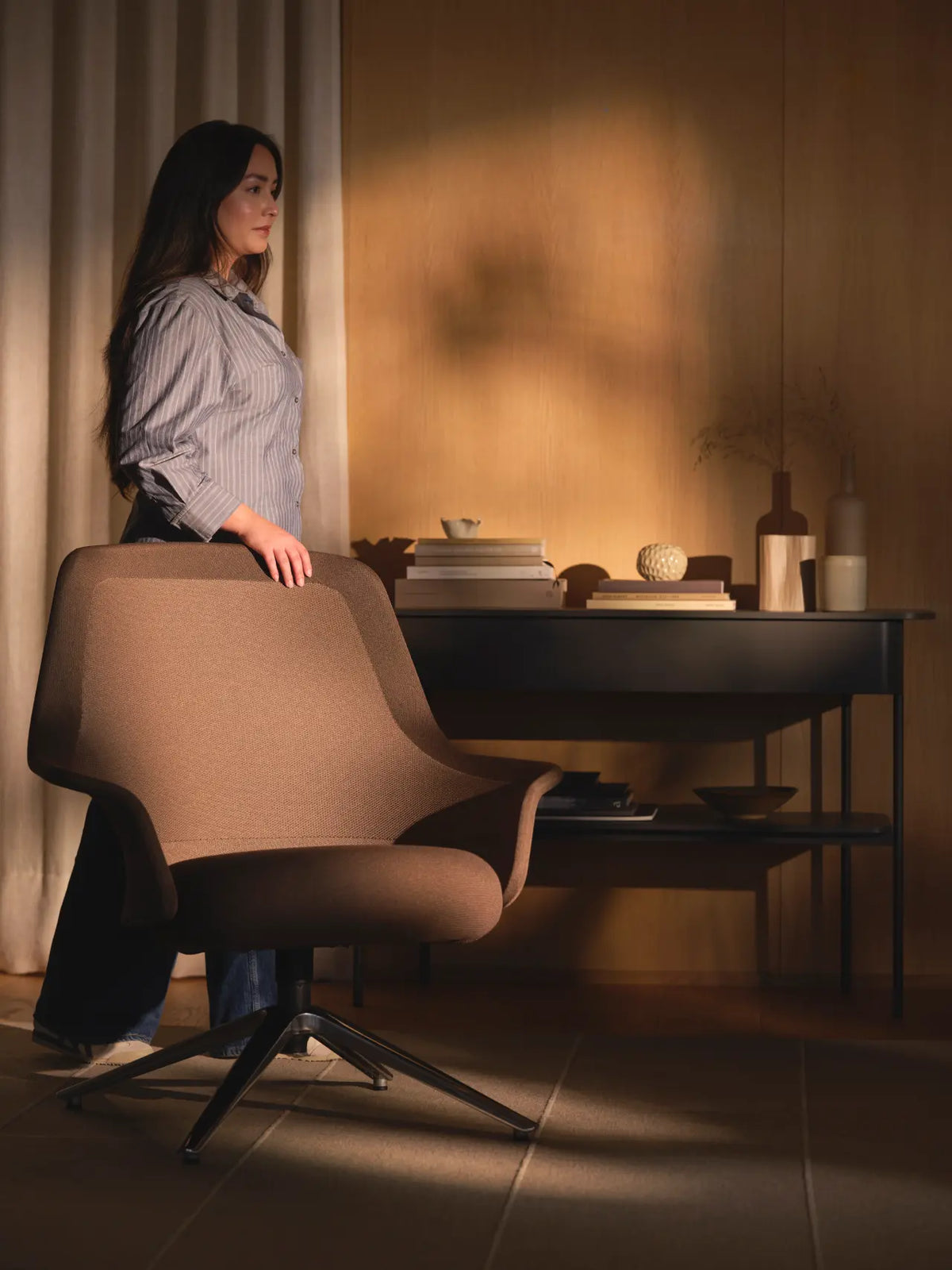 Mandy Easy Chair with 4-Star Base