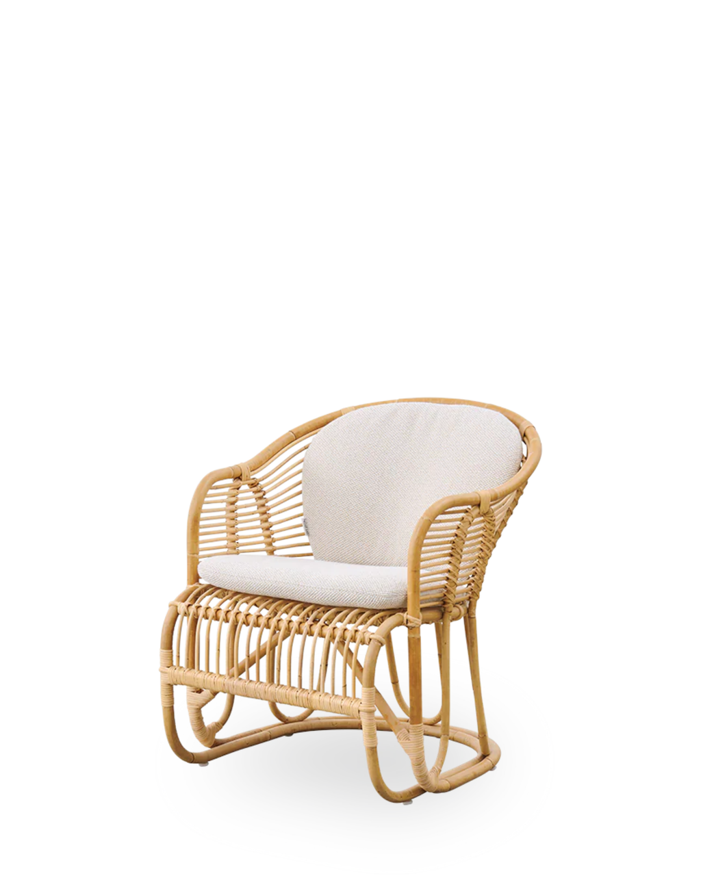 Sika Design Swing Lounge Chair เก้าอี้พักผ่อนหวาย พร้อมเบาะผ้า