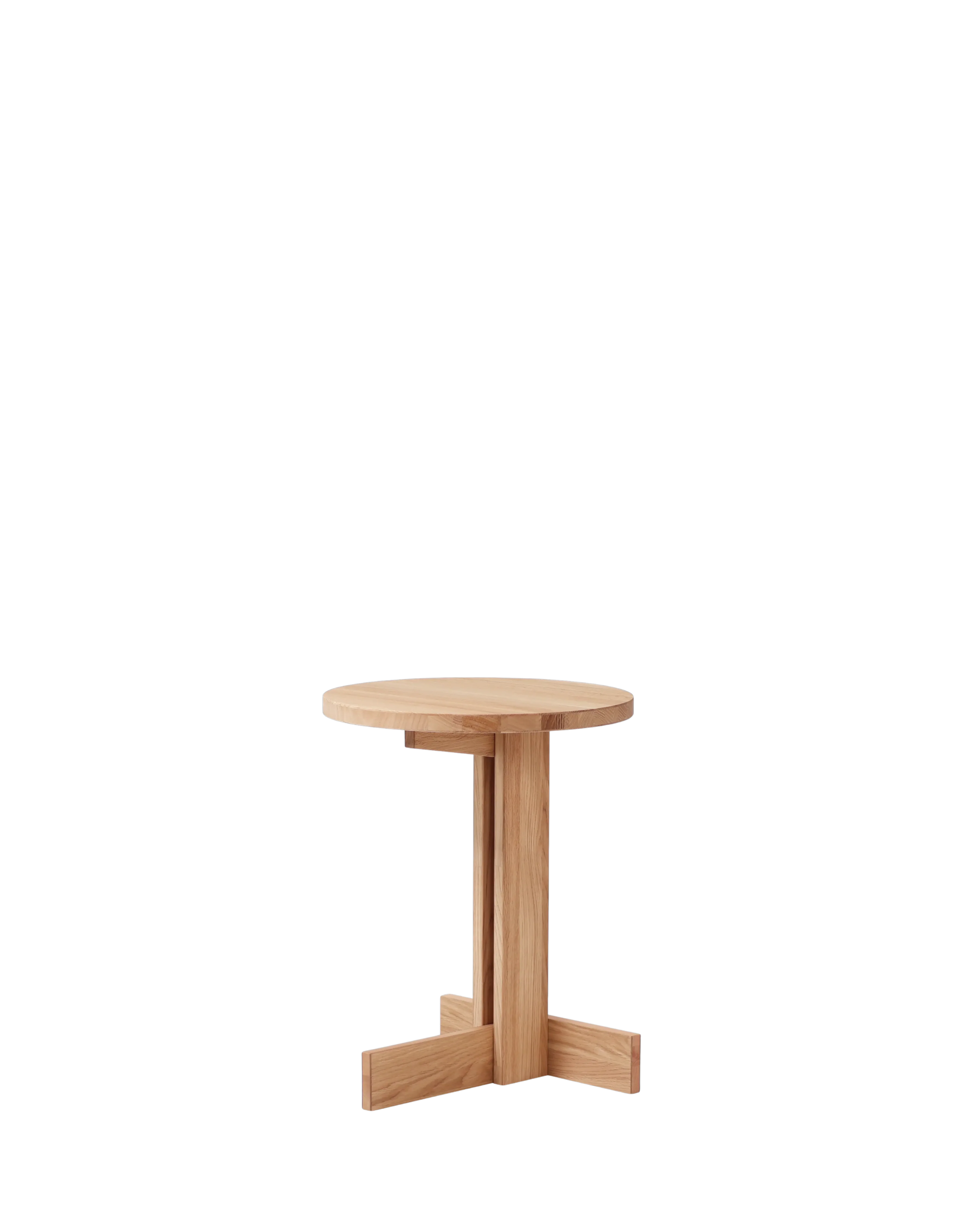 Ishinomaki Laboratory Tonbo Table โต๊ะข้างไม้ โครงสร้าง T-shaped frame ออกแบบโดย Keiji Ashizawa