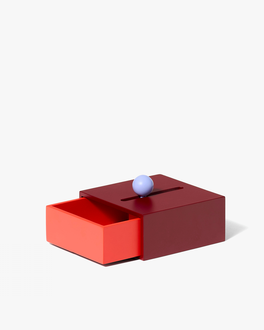 Areaware Cache Box by Kenyon Yeh, minimalist wooden box in warm, playful colors curated by Old Pine Trees for everyday spaces. กล่องเก็บของดีไซน์มินิมอลจาก Areaware ผลงานของ Kenyon Yeh สีสันเรียบแต่สนุก คัดสรรโดย Old Pine Trees