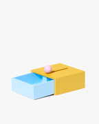 Areaware Cache Box by Kenyon Yeh, minimalist wooden box in warm, playful colors curated by Old Pine Trees for everyday spaces. กล่องเก็บของดีไซน์มินิมอลจาก Areaware ผลงานของ Kenyon Yeh สีสันเรียบแต่สนุก คัดสรรโดย Old Pine Trees