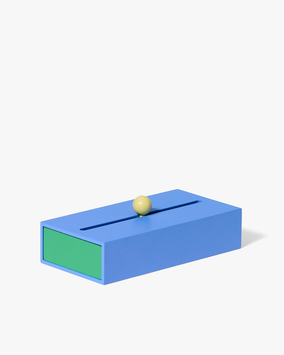 Areaware Cache Box by Kenyon Yeh, minimalist wooden box in warm, playful colors curated by Old Pine Trees for everyday spaces. กล่องเก็บของดีไซน์มินิมอลจาก Areaware ผลงานของ Kenyon Yeh สีสันเรียบแต่สนุก คัดสรรโดย Old Pine Trees