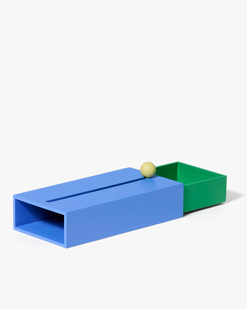 Areaware Cache Box by Kenyon Yeh, minimalist wooden box in warm, playful colors curated by Old Pine Trees for everyday spaces. กล่องเก็บของดีไซน์มินิมอลจาก Areaware ผลงานของ Kenyon Yeh สีสันเรียบแต่สนุก คัดสรรโดย Old Pine Trees