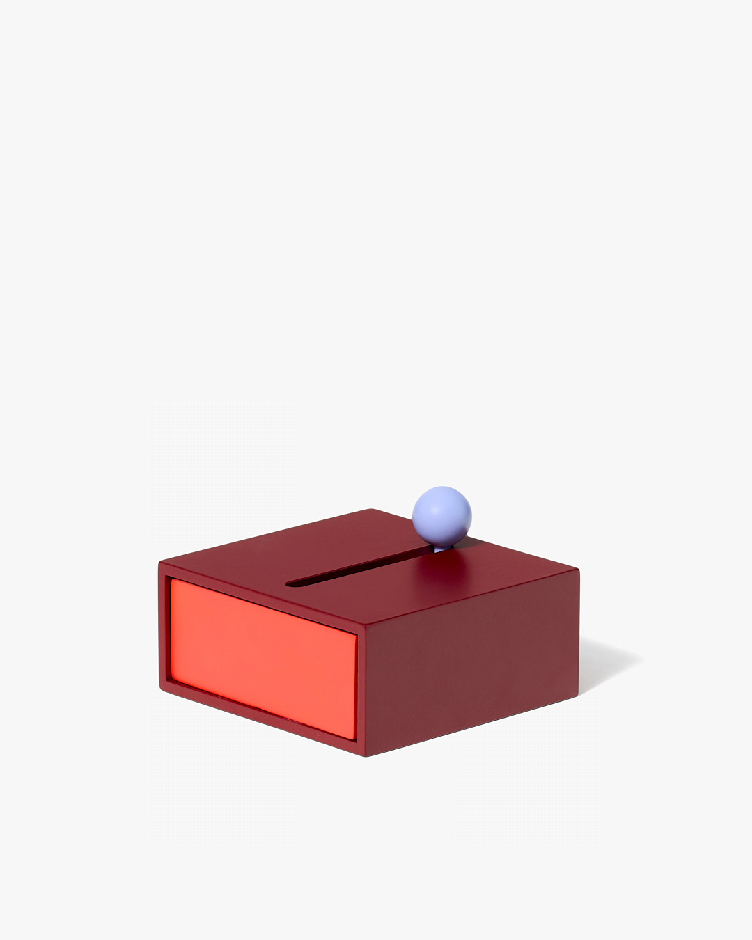 Areaware Cache Box by Kenyon Yeh, minimalist wooden box in warm, playful colors curated by Old Pine Trees for everyday spaces. กล่องเก็บของดีไซน์มินิมอลจาก Areaware ผลงานของ Kenyon Yeh สีสันเรียบแต่สนุก คัดสรรโดย Old Pine Trees